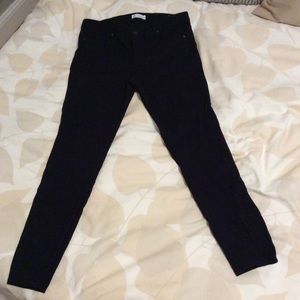 LOFT NWT, Black Sateen Legging, Size 12